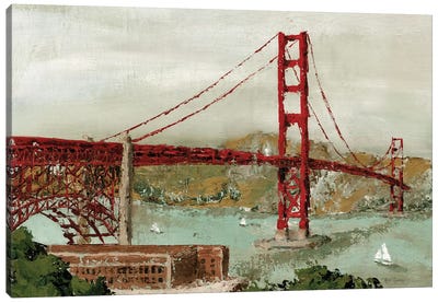 Golden Gate Bridge Canvas Art Print - Marie-Elaine Cusson