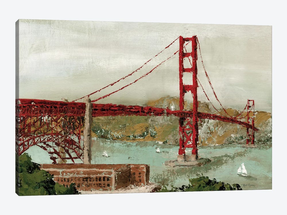 Golden Gate Bridge by Marie Elaine Cusson 1-piece Canvas Artwork