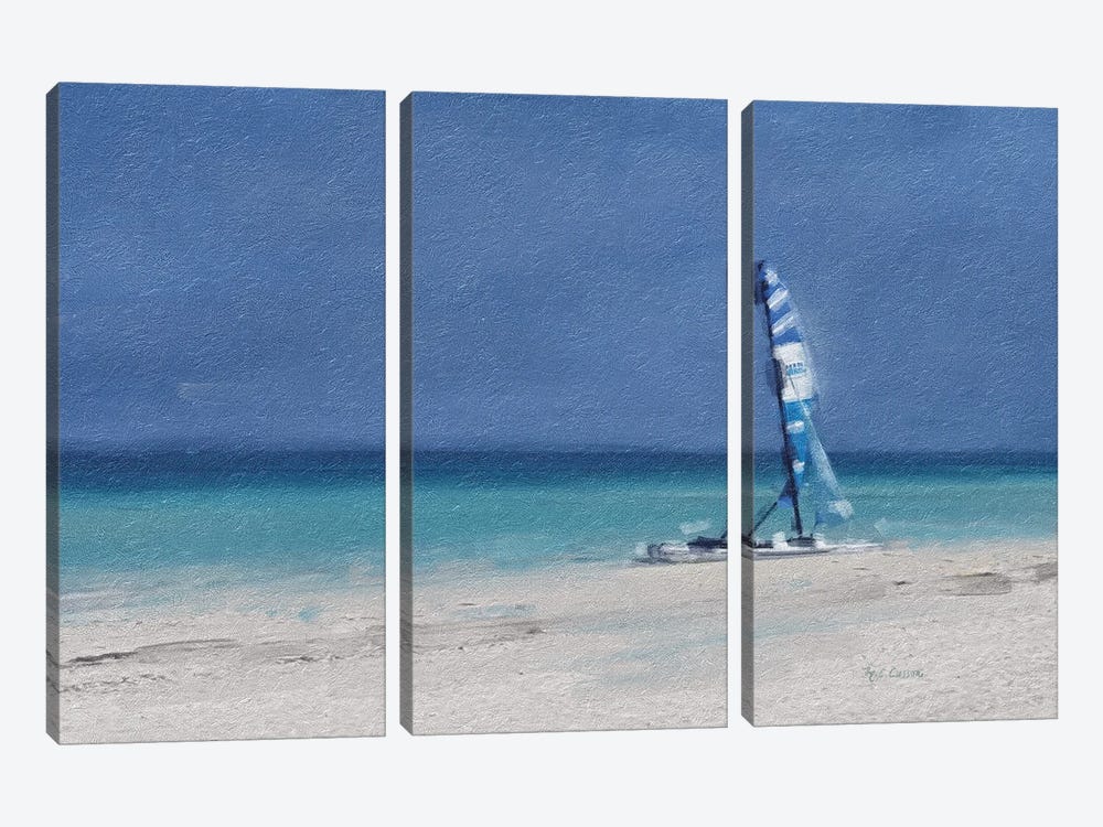 Beach Shore XI by Marie Elaine Cusson 3-piece Canvas Artwork