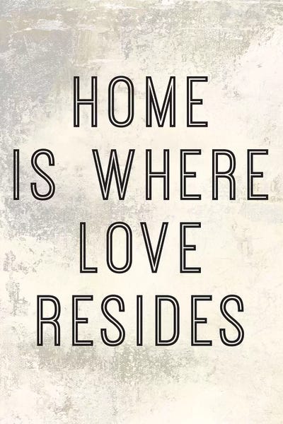 Home: Home Is Where Love Resides Panel I by Marie-Elaine Cusson