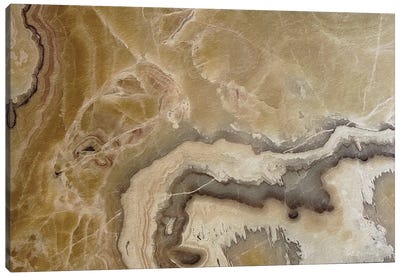Marble Colors Brown IV Canvas Art Print - Agate, Geode & Mineral Art