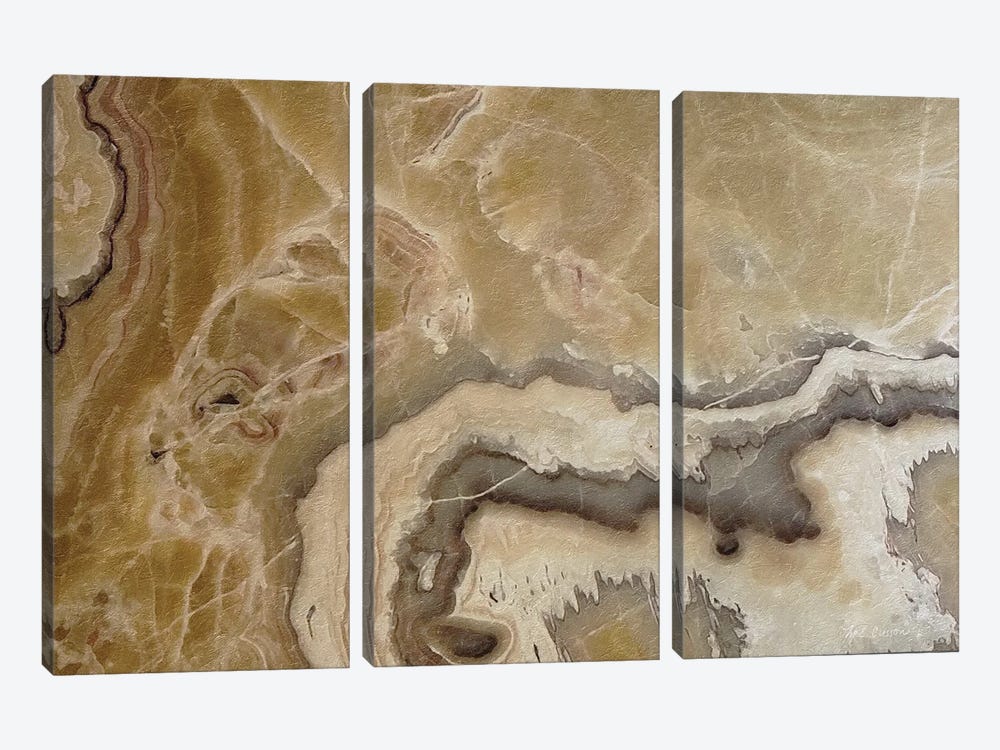 Marble Colors Brown IV by Marie Elaine Cusson 3-piece Art Print