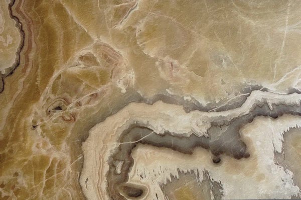 Agates, Geodes & Minerals: Marble Colors Brown IV by Marie-Elaine Cusson