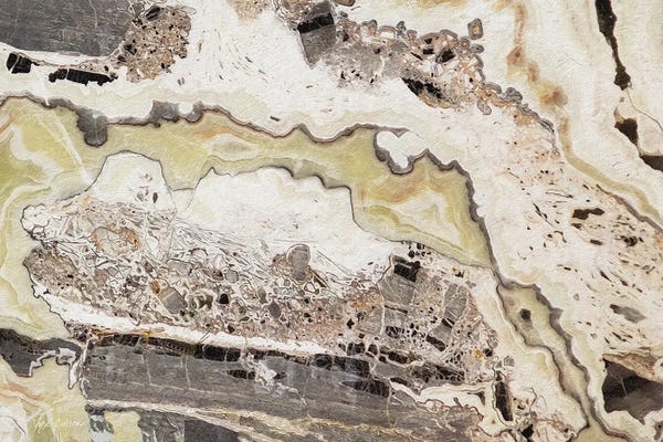 Agates, Geodes & Minerals: Marble Colors Brown VII by Marie-Elaine Cusson