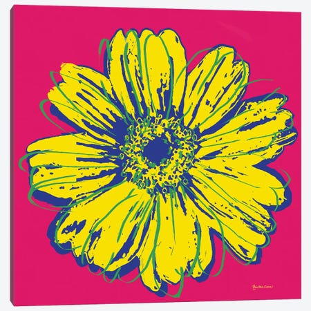 Flower Pop Art IV Canvas Print #MEC156} by Marie Elaine Cusson Canvas Art