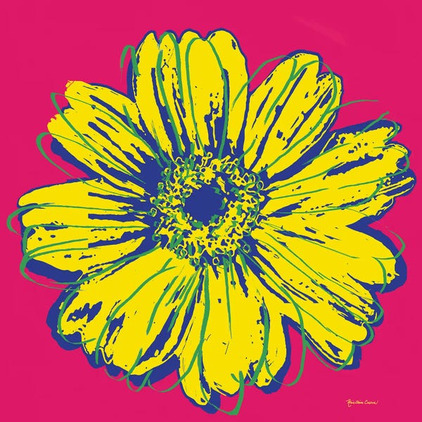 Marie-Elaine Cusson: Flower Pop Art IV by Marie-Elaine Cusson