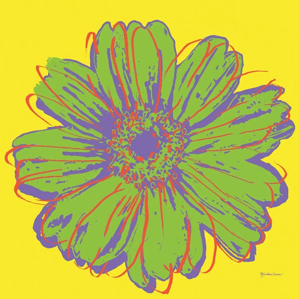 Marie-Elaine Cusson: Flower Pop Art V by Marie-Elaine Cusson
