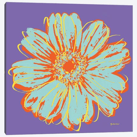 Flower Pop Art VI Canvas Print #MEC159} by Marie Elaine Cusson Canvas Art Print