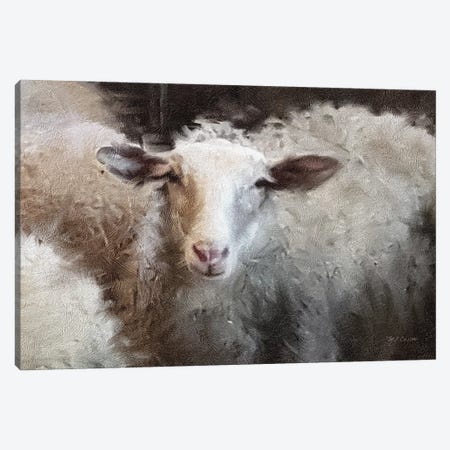 Sheep's Flock Canvas Print #MEC161} by Marie Elaine Cusson Canvas Artwork