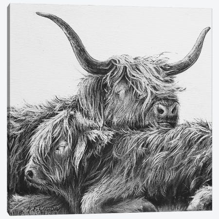 32 x 48 x 1.5 Portrait of A Highland Cow by Dorit Fuhg Unframed Wall  Canvas - iCanvas