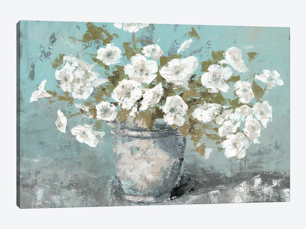 Morning Blossom Still Life by Marie Elaine Cusson 1-piece Canvas Print