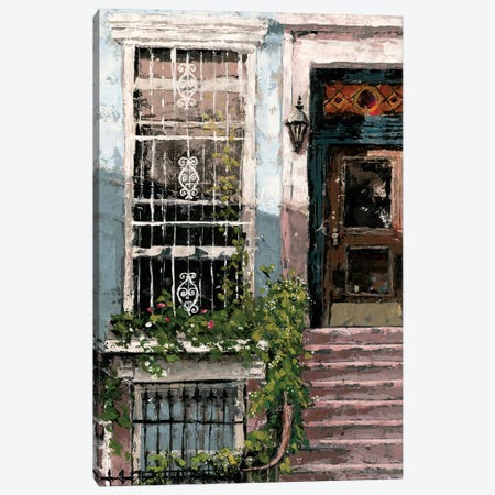 New York Neighborhood I Canvas Print #MEC20} by Marie Elaine Cusson Art Print