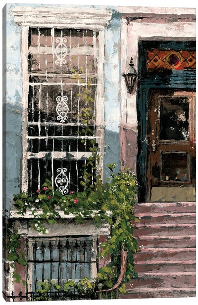 New York Neighborhood I Canvas Art Print - Marie-Elaine Cusson