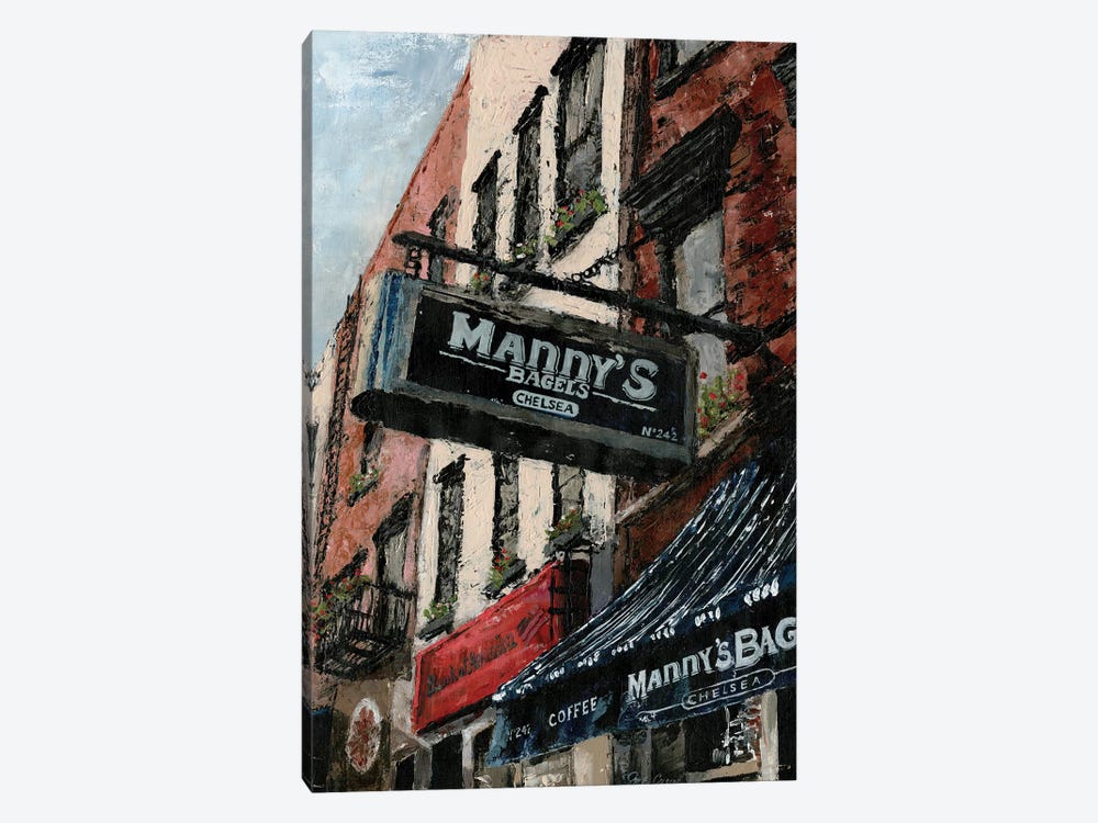 New York Neighborhood II by Marie Elaine Cusson 1-piece Canvas Art