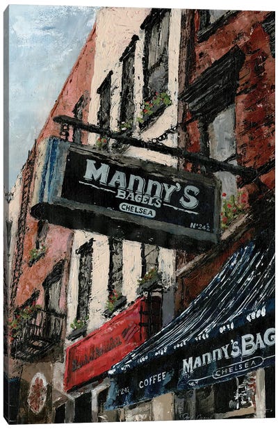 New York Neighborhood II Canvas Art Print - Marie-Elaine Cusson