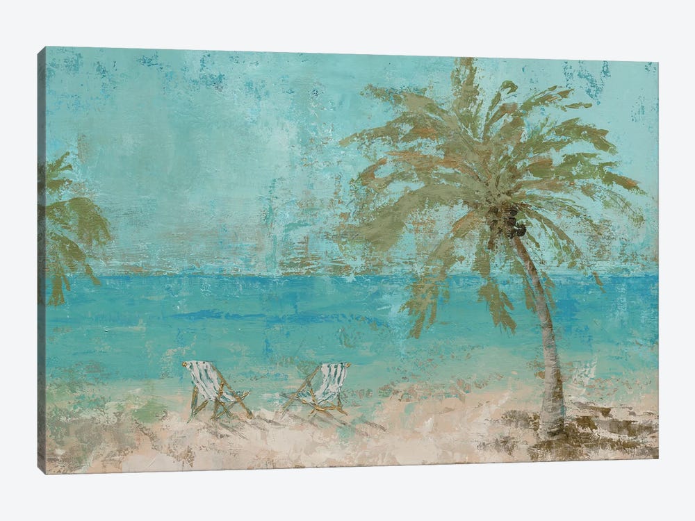 Beach Day Landscape I by Marie Elaine Cusson 1-piece Canvas Art Print