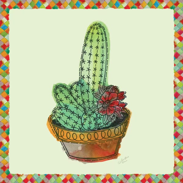 Marie-Elaine Cusson: Rainbow Cactus III by Marie-Elaine Cusson