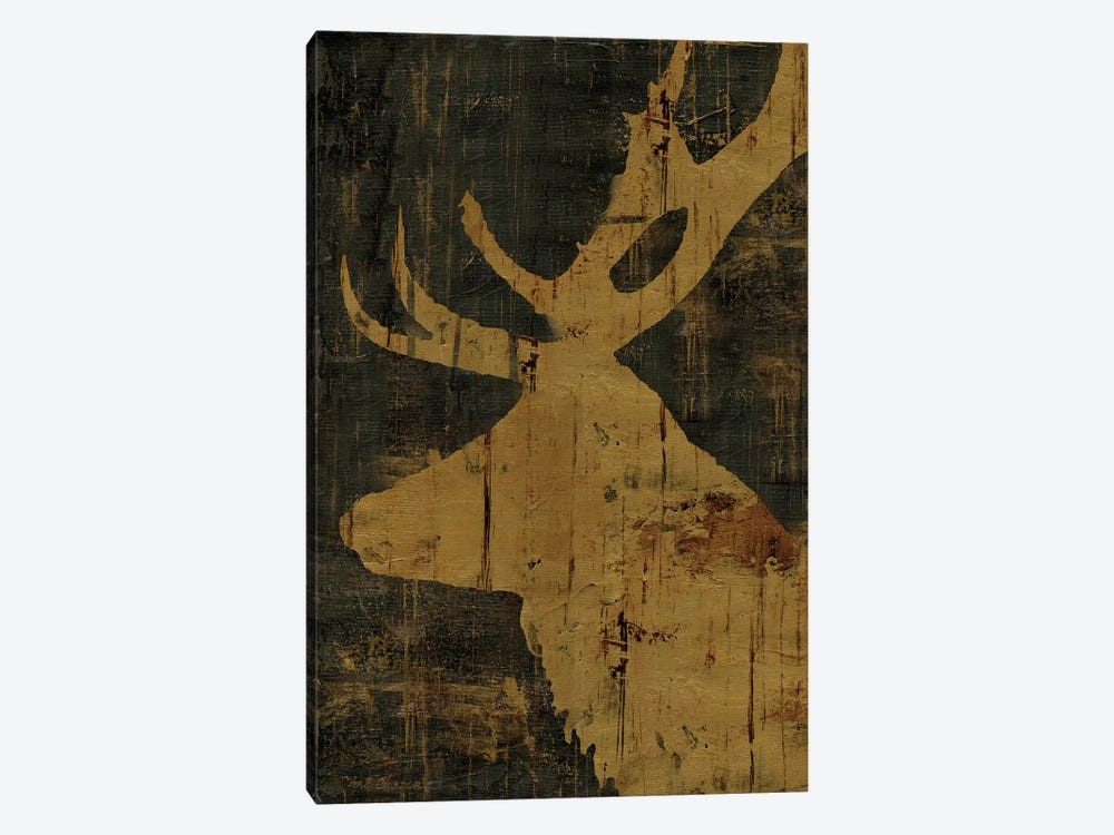 Rustic Lodge Animals Deer by Marie Elaine Cusson 1-piece Art Print