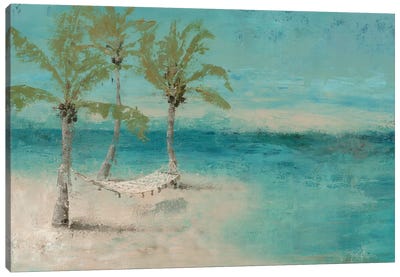 Beach Day Landscape II Canvas Art Print
