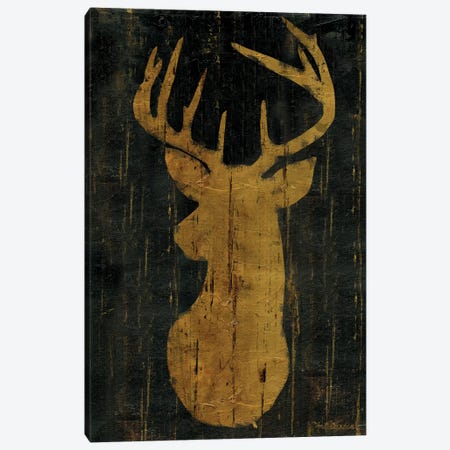 Rustic Lodge Animals Deer Head Canvas Print #MEC40} by Marie Elaine Cusson Art Print