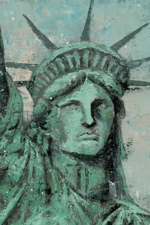 Statue Of Liberty Portrait by Marie Elaine Cusson wall art