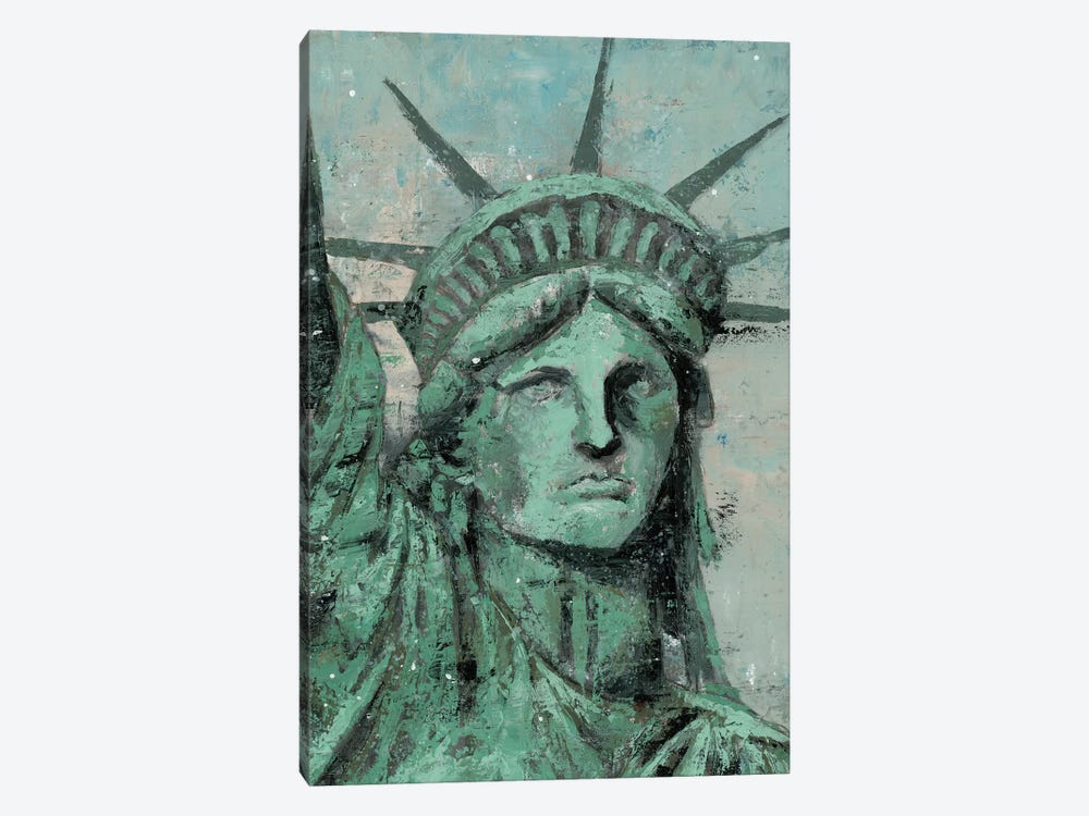 Statue Of Liberty Portrait by Marie Elaine Cusson 1-piece Art Print