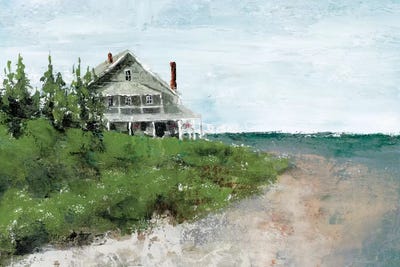 Beach Cottage Life by Marie-Elaine Cusson canvas print