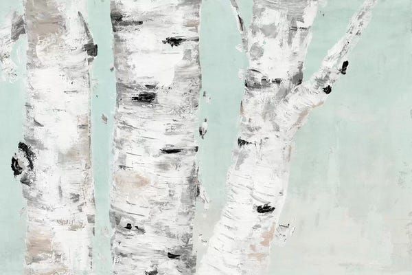 Birch Trees: Birch Tree Close Up by Marie-Elaine Cusson