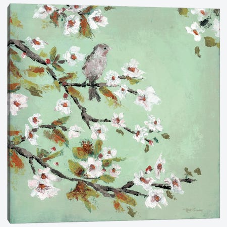 Morning Songbird Canvas Print #MEC59} by Marie Elaine Cusson Canvas Artwork