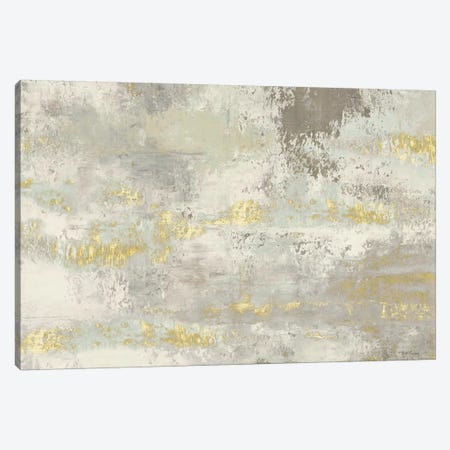 Blooming Day Golden Grey Canvas Print #MEC5} by Marie Elaine Cusson Canvas Art Print
