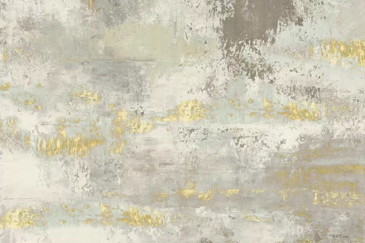 Blooming Day Golden Grey by Marie Elaine Cusson wall art