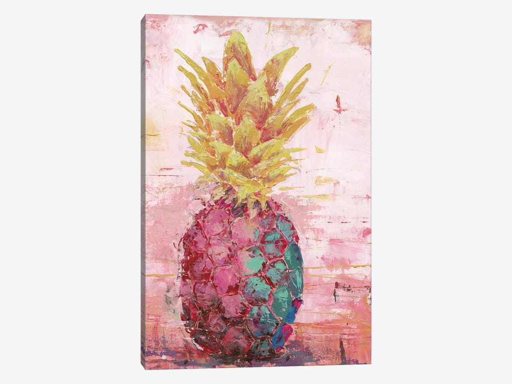 Painted Pineapple I by Marie Elaine Cusson 1-piece Canvas Art