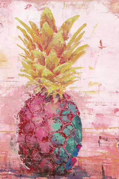 Roaring Brook Art: Painted Pineapple I by Marie-Elaine Cusson