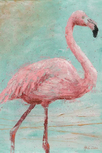 Flamingos: Pink Flamingo I by Marie-Elaine Cusson