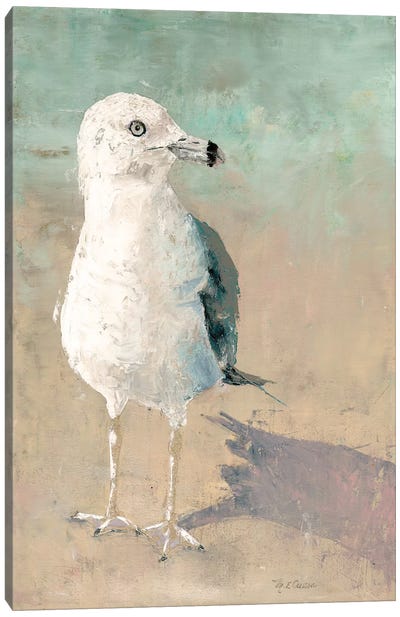 Beach Bird Canvas Art Print