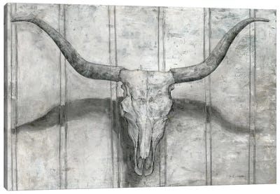 Longhorn Canvas Art Print - Bull Art