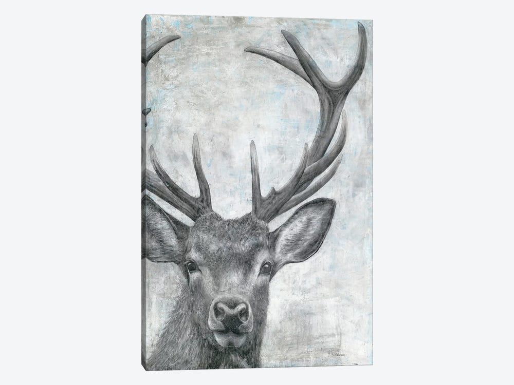 Portrait of a Deer by Marie Elaine Cusson 1-piece Canvas Art