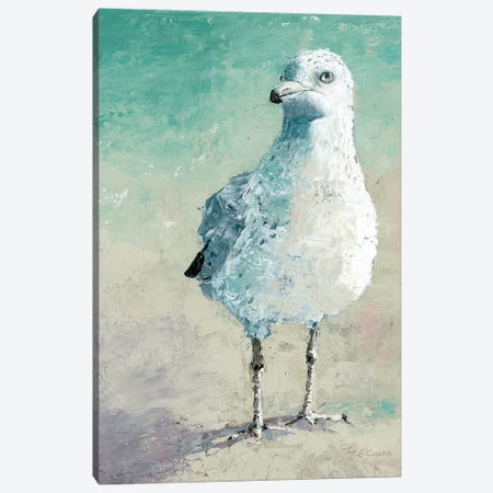 Beach Bird II Canvas Print #MEC76} by Marie Elaine Cusson Canvas Art Print