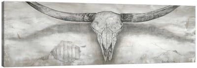 Longhorn II Canvas Art Print - Western Décor