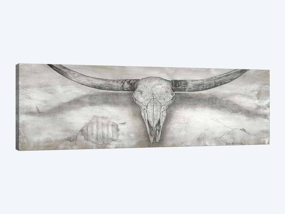 Longhorn II by Marie Elaine Cusson 1-piece Canvas Wall Art