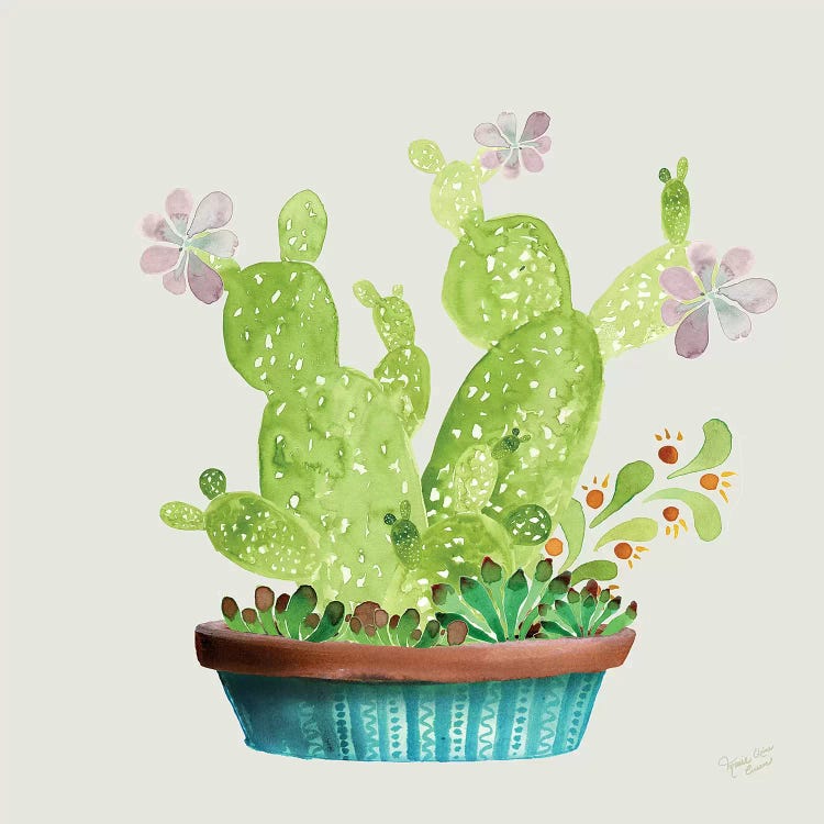 Succulent Symphony III by Marie Elaine Cusson wall art