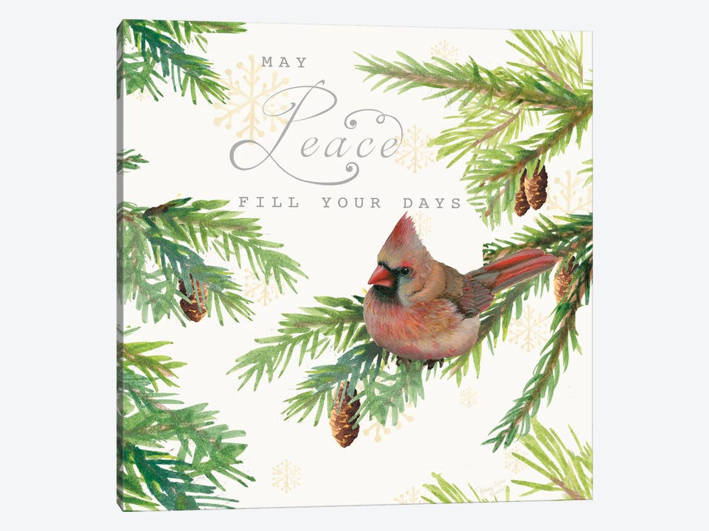 Christmas Blessings II by Marie Elaine Cusson 1-piece Art Print