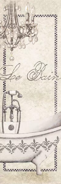 Marie-Elaine Cusson: Fleur de Lis Bath Panel II by Marie-Elaine Cusson