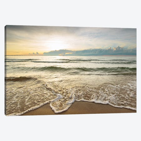 First Landing Sea II Canvas Print #MED7} by Adam Mead Canvas Artwork