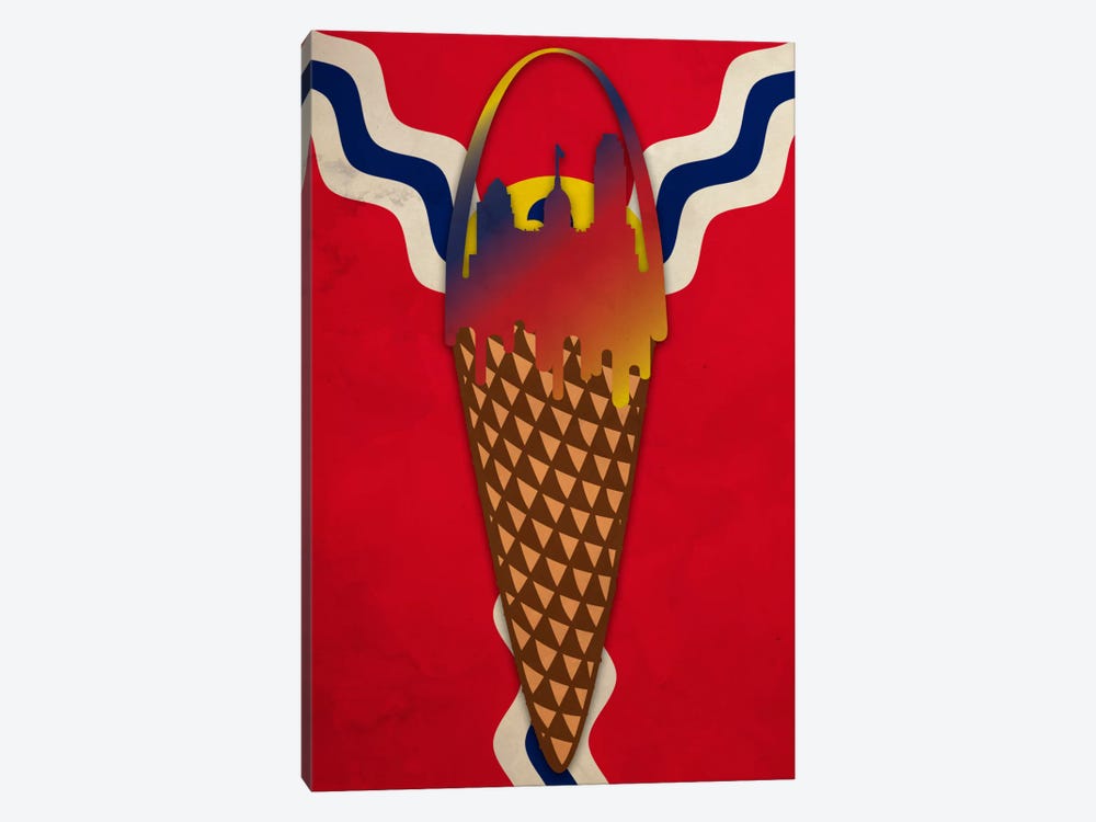 Ice Cream Arch by 5by5collective 1-piece Canvas Artwork