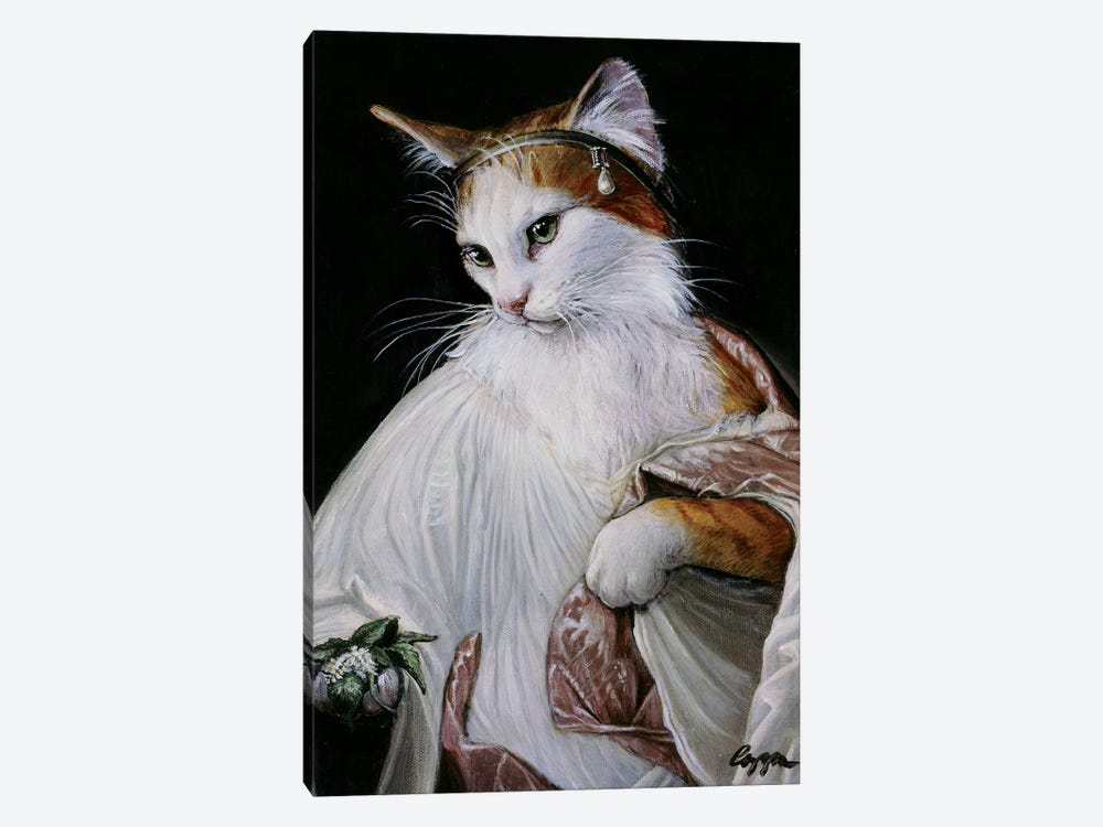 Catnip Bearer by Melinda Copper 1-piece Canvas Art Print