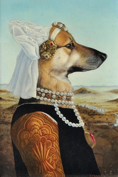 Dee Dee by Melinda Copper framed wall art