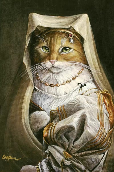 Goldie by Melinda Copper art print