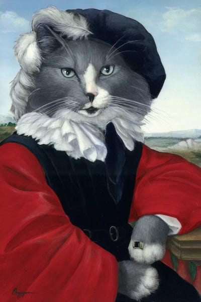 Leo by Melinda Copper art print