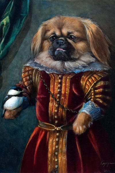 Louis by Melinda Copper framed wall art